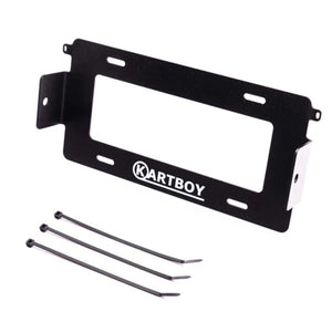 Kartboy Subaru License Plate Light Mount - Black