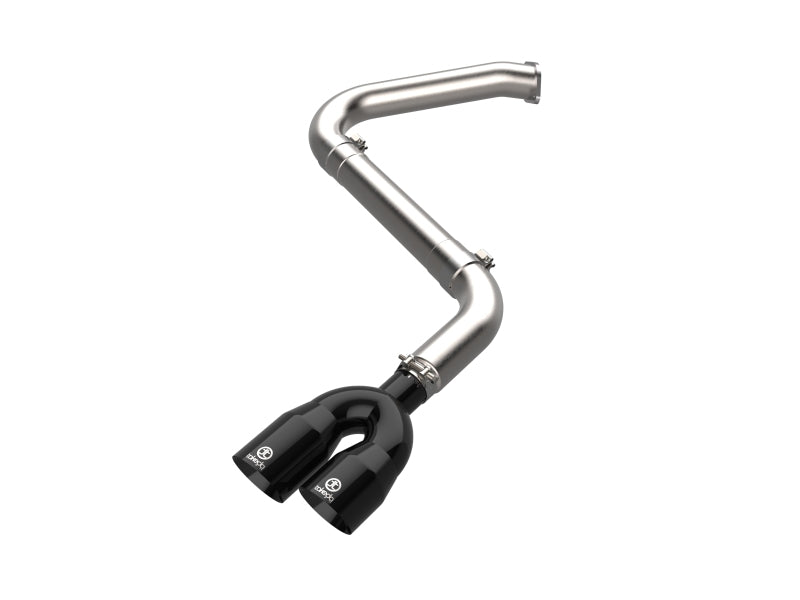 aFe Takeda Axle-Back Exhaust System Hyundai Elantra N Line 21-25 L4-1.6L- Black Tip