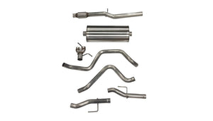 Corsa 2019-24  Silverado/Sierra 5.3L V8 3in Dual Rear Exit 157in Wheelbase Catback - Sport (No Tips)