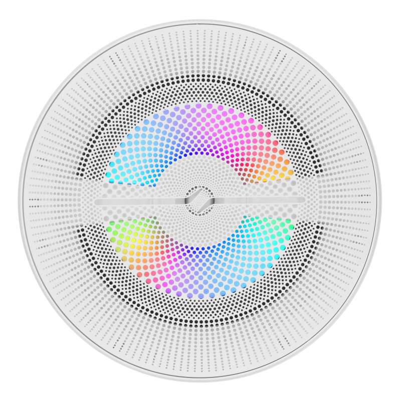 DS18 8in 2-Way 175 Watts RMS 4ohm Digital LED Lights Bullet Tweeter White