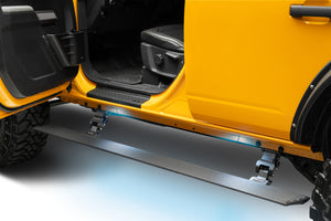 RealTruck 21-24 Ford Bronco 4dr VoltStep Electric Running Board Kit (No Drill) - Tex. Blk