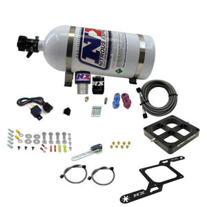 Nitrous Express Single Entry Crossbar RNC .178 4500 Flange Nitrous Kit (250-650HP) w/10lb Bottle