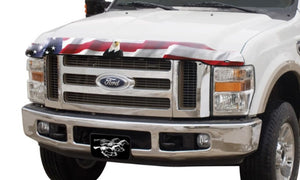 Husky Liners 04-08 Ford F-150 Behind Grille Hood Shield - American Flag w/ Eagle