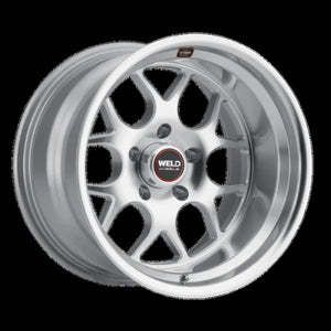 Weld Solana 22x9.5 / 6x135 BP / ET25 / 87.1mm Bore - Gloss Silver Machined Wheel