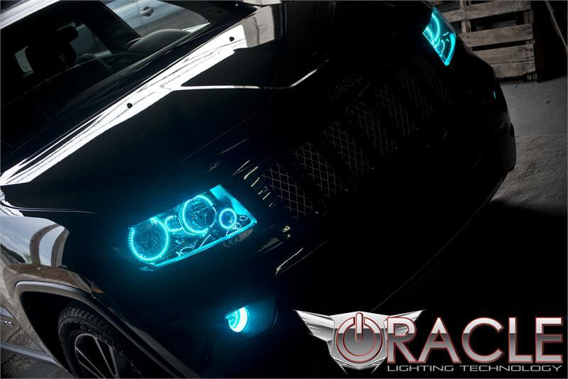 Oracle Jeep Grand Cherokee 11-13 Triple Halo Kit - ColorSHIFT