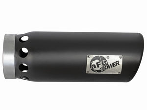 aFe MACHForce XP Cat-Back SS-304 5in Intercooled Exh Tip 5in In x 6in Outx16inL Bolt-On Right Blk