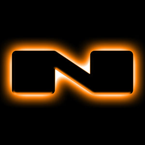 ORACLE Lighting Universal Illuminated LED Letter Badges - Matte Blk Surface Finish - N
