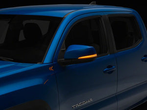 Raxiom 16-23 Toyota Tacoma Axial Series Amber LED Mirror Lights- Clear