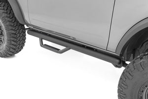 Rough Country Nerf Steps Wheel to Wheel | 2 Door | Ford Bronco (2 Door) 4WD (2021-2026)