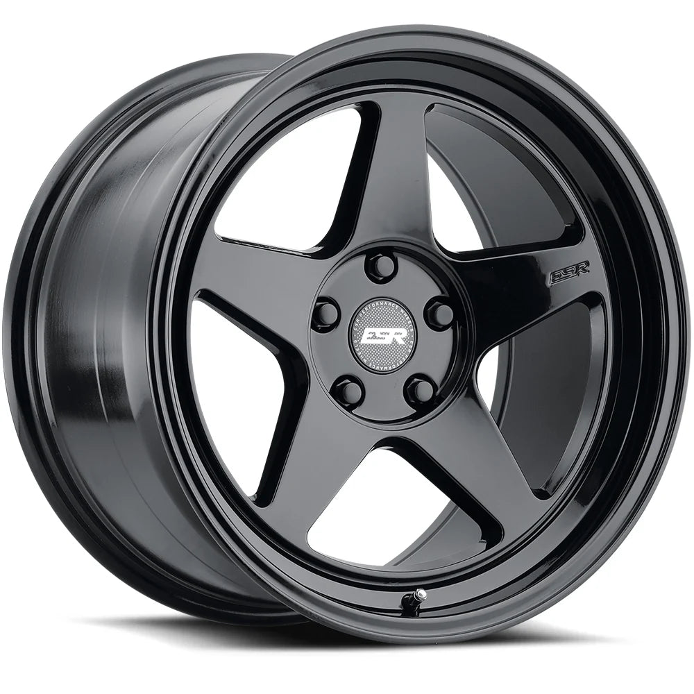 ESR WHEELS CR5 18.0x9.5 5x108 (Custom Drill) +35 Gloss Black