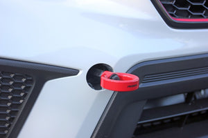 PERRIN 18-21 Subaru WRX & STI / 13-25 BRZ / 17-20 Toyota 86 Tow Hook Kit (Front) - Red