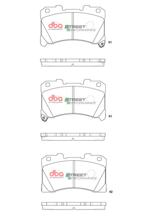 DBA 2023 Toyota Corolla GR SP Performance Front Brake Pads