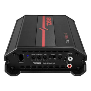 DS18 1-Channel SXE Amplifier Class D 500/1ohm 350/2ohm 200/4ohm Watts RMS- Black