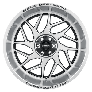 Weld Fulcrum 20x12 / 6x135 / 4.75 BS / 106.1 HB - Gloss Black Machined - Non-BL Wheel
