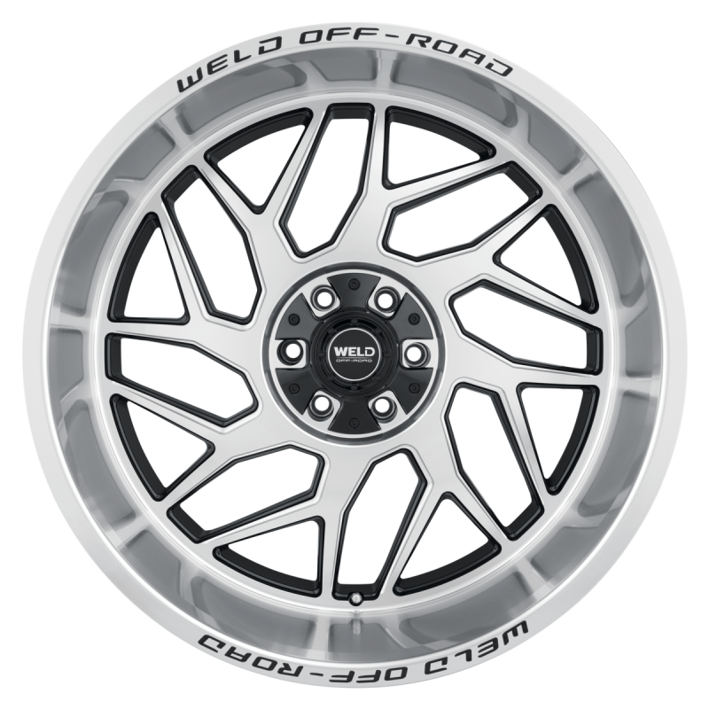 Weld Fulcrum 20x9 / 6x135 / 5 BS / 106.1 HB - Gloss Black Machined - Non-BL Wheel