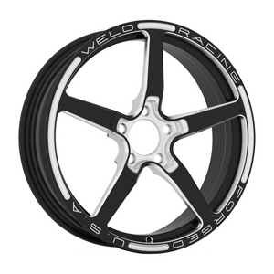 Weld Alumastar Frontrunner 20x5 / 5x4.5 / 2.2 BS / 3.07 HB - Gloss Black Milled - Non-BL Wheel