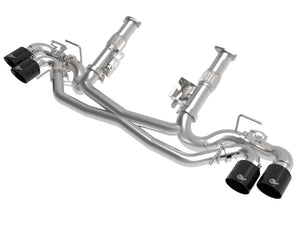 AFe MACH Force-Xp 304 Stainless Steel Cat-Back Exhaust Black 2020 Chevrolet Corvette C8