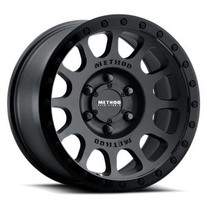 Method MR305 NV 17x8.5 0mm Offset 8x6.5 130.81mm CB Matte Black/Gloss Black Wheel