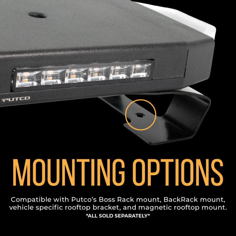 Putco 24in Hornet Light Bar - (Amber) LED Stealth Rooftop Strobe Bar