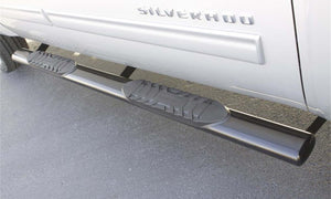 Lund 15-18 Ford F-150 SuperCrew 5in. Oval Straight SS Nerf Bars - Polished