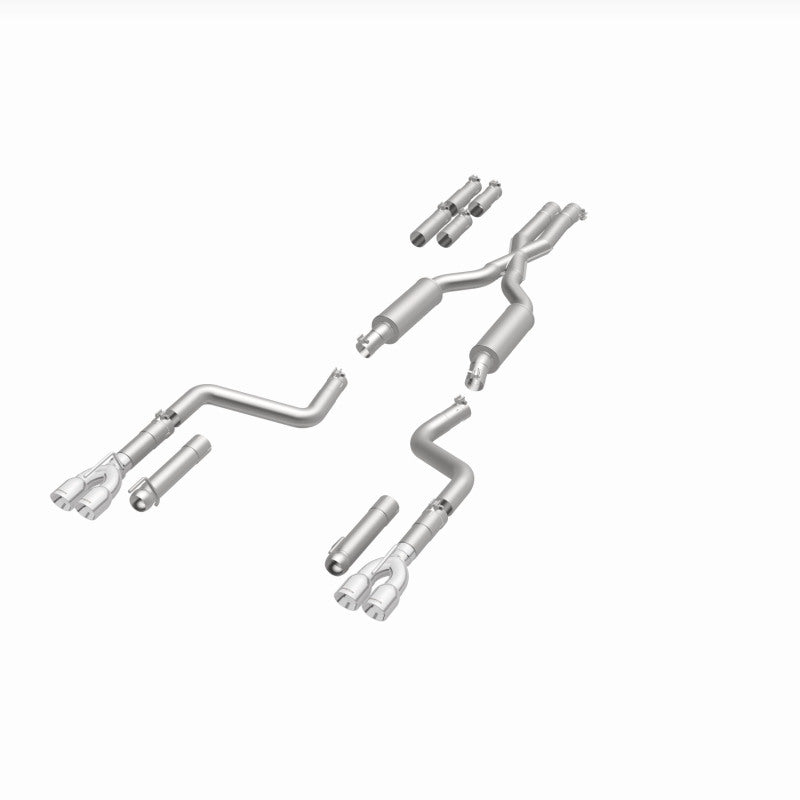 MagnaFlow 2017+ Dodge Challenger 409 SS Polished 3in Quad Tips Cat-Back Exhaust