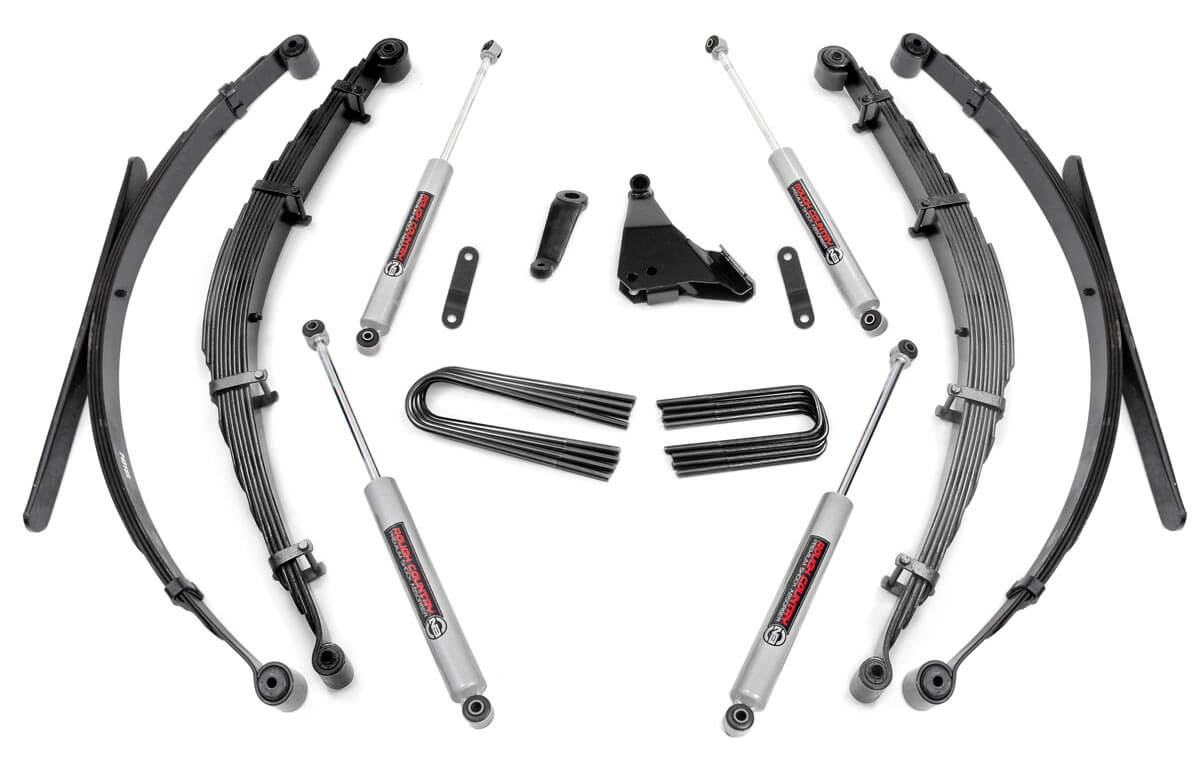 Rough Country 6 Inch Lift Kit | Ford F-250/F-350 Super Duty 4WD (1999-2004) - Kit 49730