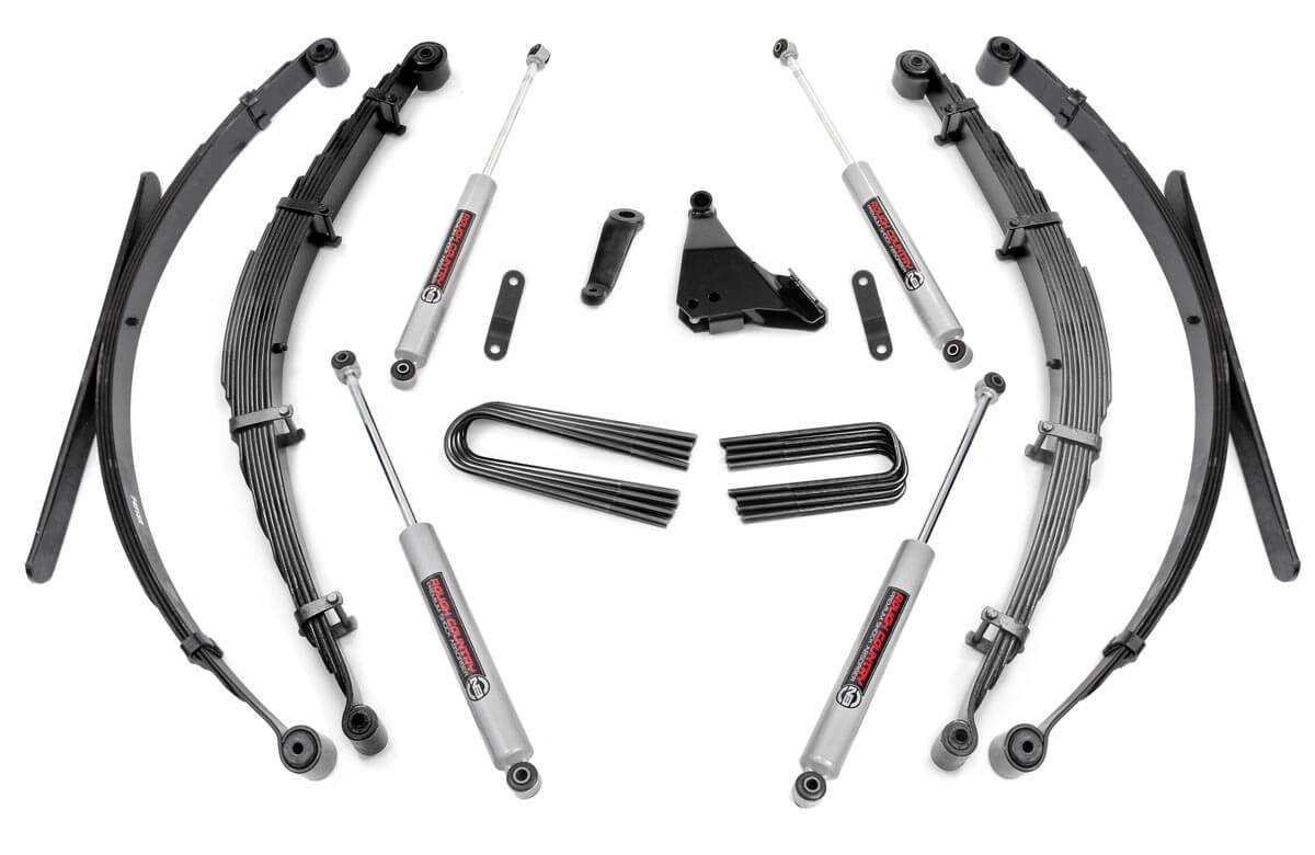 Rough Country 6 Inch Lift Kit | Ford F-250/F-350 Super Duty 4WD (1999-2004) - Kit 49730