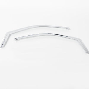 Putco 09-14 Ford F-150 Super Cab / Crew Cab- Fronts Only - Tape-On Element Chrome Window Visors