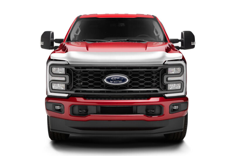 Husky Liners 17-22 Ford F-250/F-350/F-450 Super Duty Hood Shield - Chrome