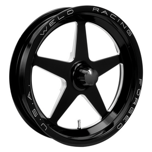 Weld Alumastar Frontrunner 17x2.15 / Anglia Spindle / 0 BS - Gloss Black Milled - Non-BL Wheel
