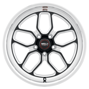 Weld Laguna Drag 18x5 / 5x120.65 / 2.1 BS / 78.1 HB - Gloss Black Milled - Non-BL Wheel