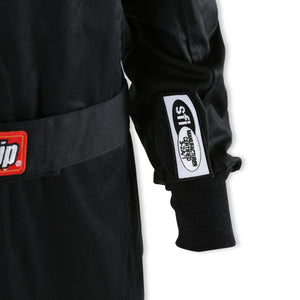 RaceQuip Black Chevron-1 Suit - SFI-1 3XL