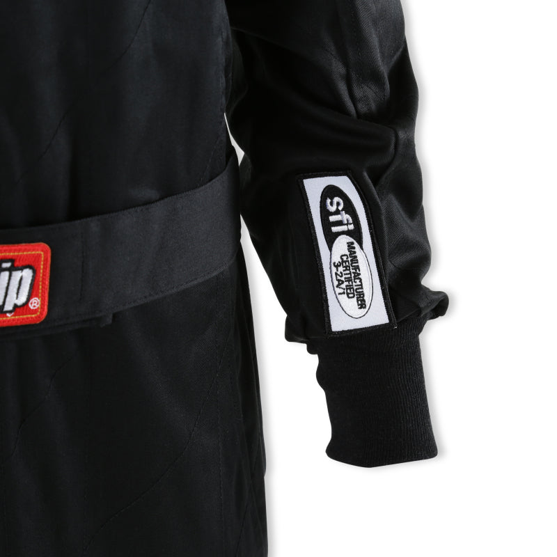 RaceQuip Black Chevron-1 Suit - SFI-1 3XL