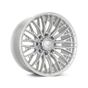 Vossen HFX-6 - 22x12 - 8x170 - ET-44 - Ultra Deep Face - 125.1 - Silver Polished Wheel