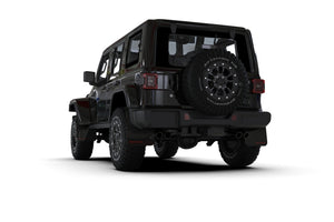 Rally Armor 2018+ Jeep Wrangler Rubicon JL Black UR Mud Flap w/ Red Logo