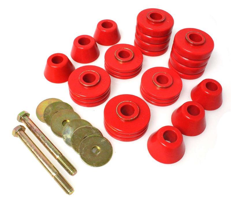 Energy Suspension 90-94 Mitsubishi Eclipse AWD Red Sub-Frame Bushing Set