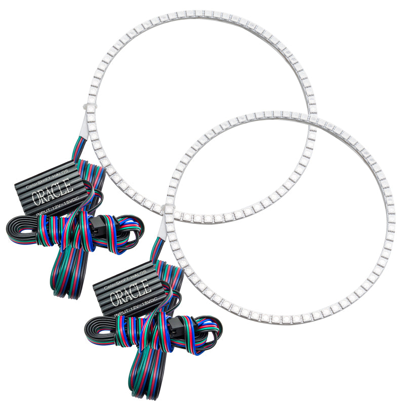 Oracle Jeep Wrangler 07-17 Halo Kit - ColorSHIFT w/o Controller