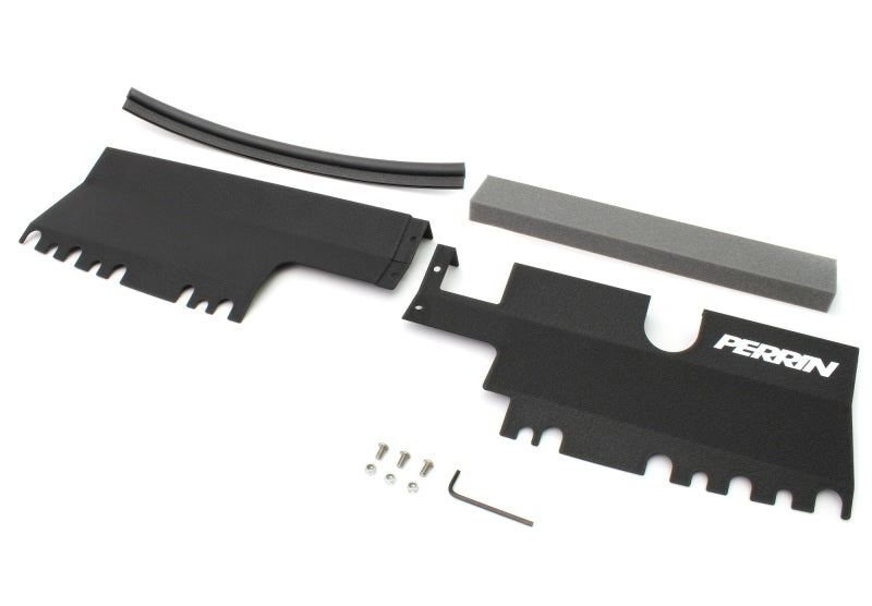 PERRIN 15-21 Subaru WRX/STI Radiator Shroud (Without OEM Intake Scoop) - Black