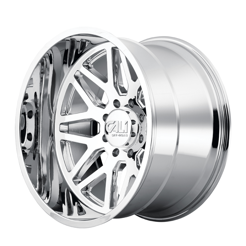 Cali Off-Road 9115 Invader 22x12 / 8x165.1 BP / -51mm Offset / 125.2mm Hub Chrome Wheel