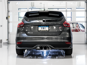AWE Tuning Ford Focus ST Track Edition Cat-Back Exhaust - Diamond Black Tips