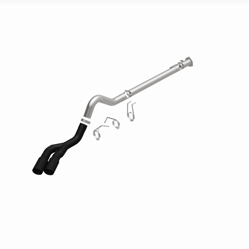 MagnaFlow 08-18 Ford F-250/F-350/F-450 4.6L/6.7 DPF-Back Black 4in Dual Single Rear Exit