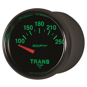Autometer GS 52mm 100-250 Degree F Short Sweep Electronic Transmission Temperature Gauge