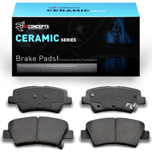 R1 12-24 Hyundai Veloster Rear R1 Ceramic Brake Pads