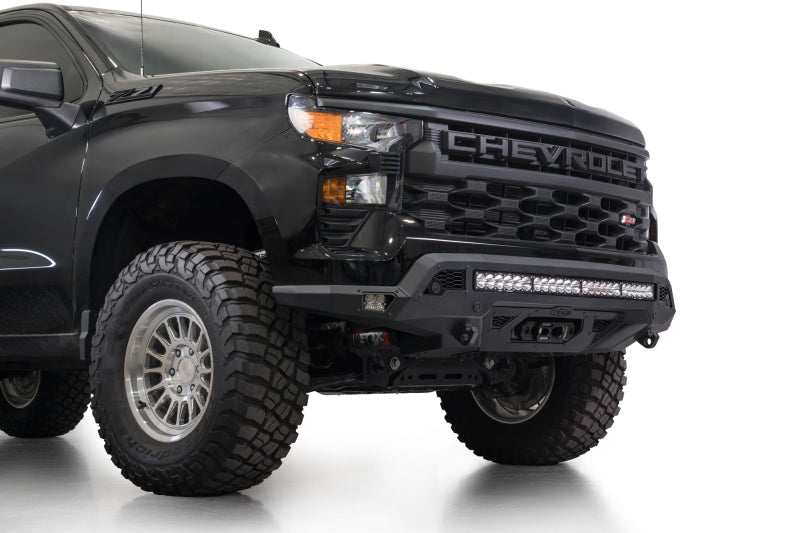 Addictive Desert Designs 22-25 Chevy Silverado 1500 Stealth Fighter Front Bumper w/ Winch Mount