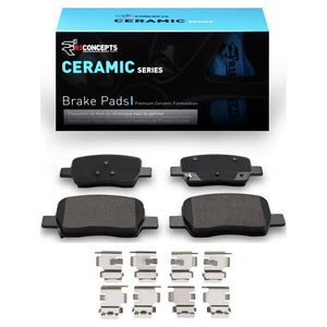R1 21-26 Hyundai SANTA CRUZ Rear Ceramic Pads & Hardware Kit
