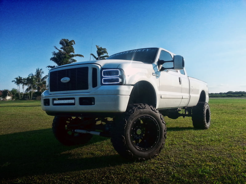 Oracle 05-07 Ford F-250/350 SMD HL - Black - ColorSHIFT w/ Simple Controller