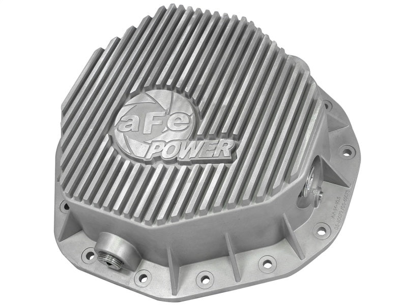 aFe Rear Differential Cover (Raw; Street Series); Dodge Diesel Trucks 03-05 L6-5.9L (td)