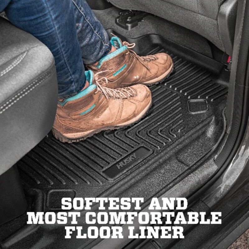 Husky Liners 18-22 Hyundai Kona X-Act Contour Front Floor Liners - Black