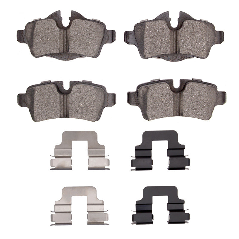 R1 07-15 Mini Cooper (Excl Clubman) Rear Ceramic Brake Pads & Hardware Kit