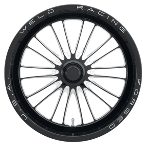 Weld RPM Frontrunner 17x3.5 / Anglia Spindle - NB / 0 BS - Gloss Black Milled - Non-BL Wheel